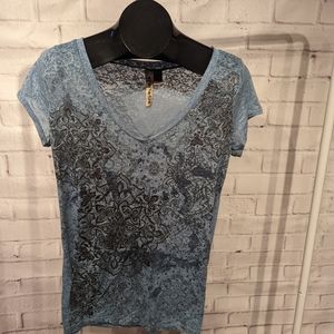 Spense brand burnout tee shirt